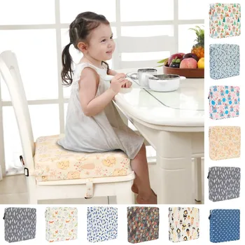

New Children Increased Chair Pad Adjustable Baby Furnitur Booster Seat Portable Kids Dining Cushion Pram Chair Pad Removable