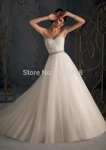 

Stunning Strapless Backless Lace Ivory Waist Beaded Tulle Royal Train Bridal Gown Vestido De Noiva Plus bridesmaid dresses