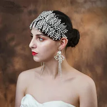 Новая хрустальная тиара головная повязка роскошные свадебные ободки Корона украшение для головного убора свадебные аксессуары для волос женские ювелирные изделия