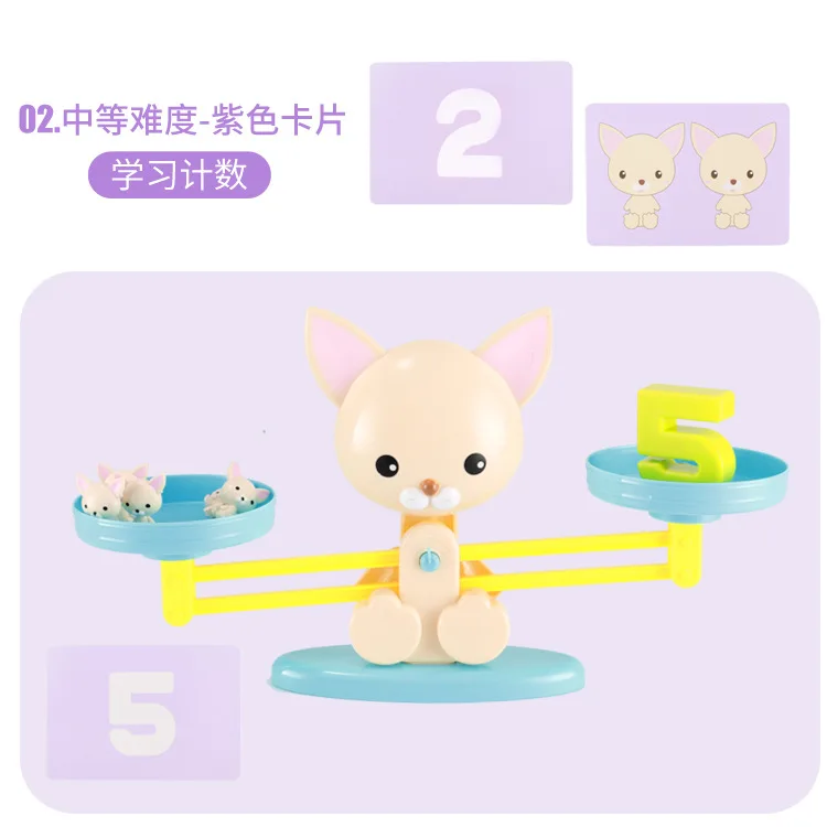 

Shaking Voice Network Red Toy Early Education Balance with Numbers Addition And Subtraction Mathematics Scale Scientific And Edu