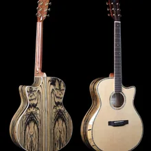 HM810GSC 41 дюймов Ель, белый орех Акустическая гитара, гитара ra акустическая