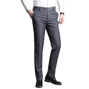 Men Suit Straight Pants