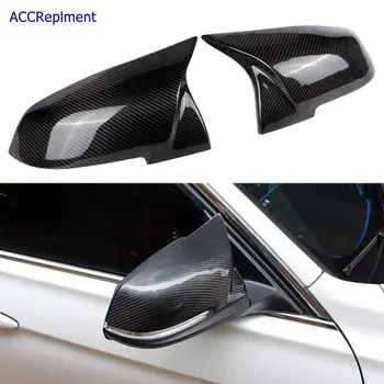 

2 PCS Car Rearview Mirrors Cover Cap For BMW 1 2 3 4 series F20 F22 F23 F30 F32 F35 F36 X1 E84 Carbon Fiber