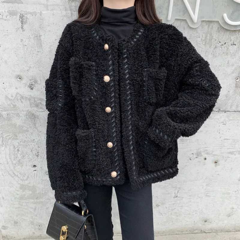 Модные элегантные женские пальто зимняя теплая ветровка Harajuku толстые из