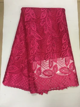 

African lace fabric 2020 High quality Nigerian French lace fabric wedding dress