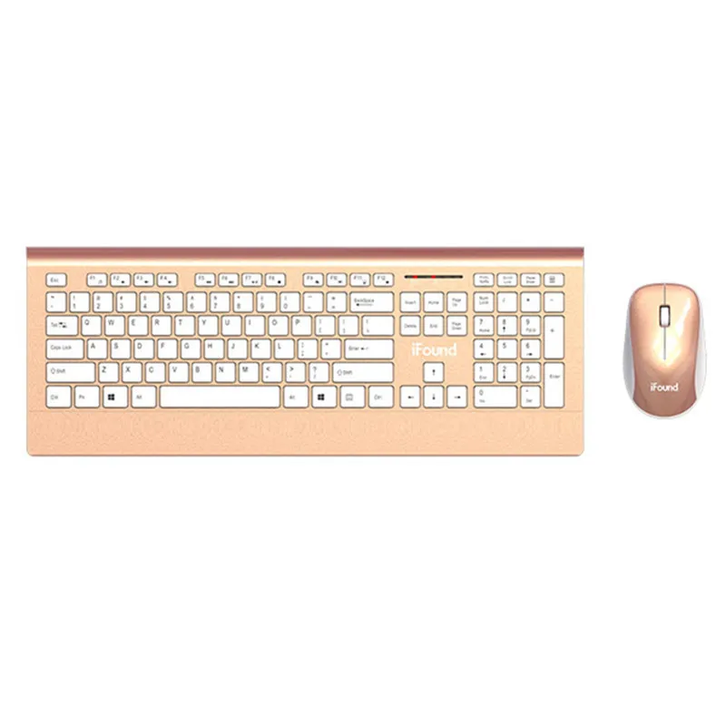 

Brand Origional Product Multimedia Chocolate 2.4G Wireless Keyboard And Mouse Set Laptop Computer Office Business