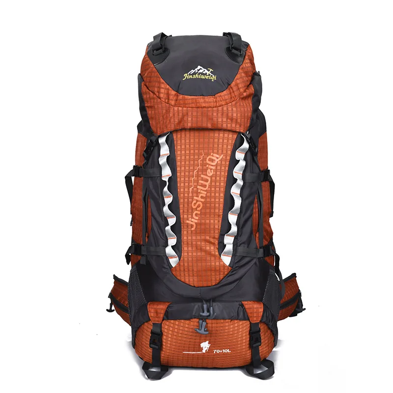 

Specialized 80L Camping Hiking Rucksack Aluminum Support Climbing Trekking Rucksack Large Capacity Travel Mountaineering Bags