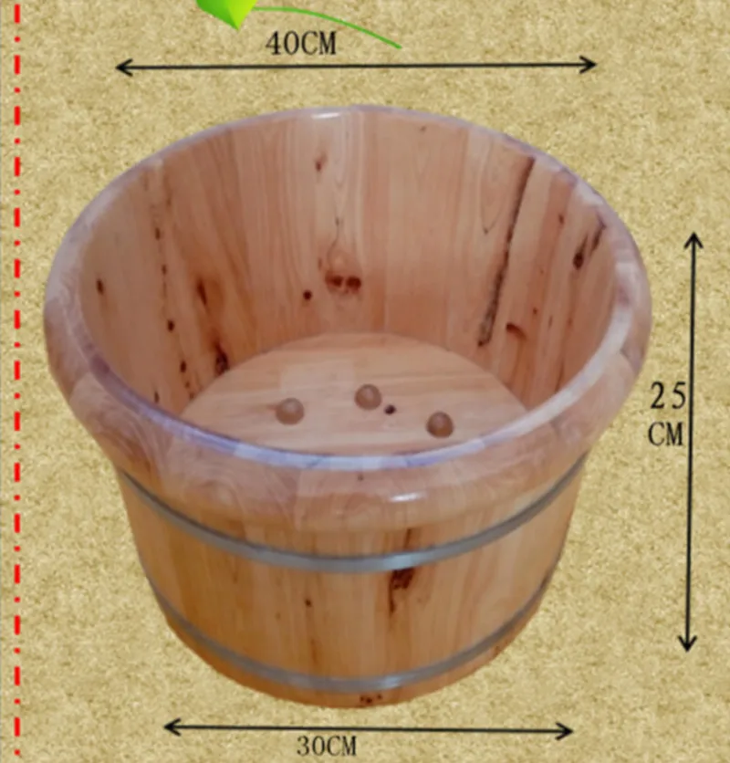25 см Замачивание ног пузырьковая бочка для ног ванночка для ног ванна из цельного дерева бытовые ноги уменьшают давление ноги педикюр ванна для ног