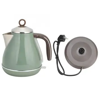 

1.7L Electric Kettle 1800W Stainless Steel Tea Water Boiling Pot Retro Style Hot Water Heating Kettle Boiler Pot