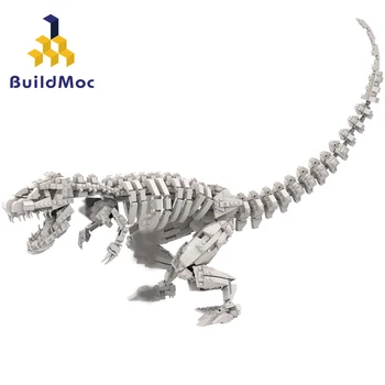 

Buildmoc Jurassic Period Tyrannosaurus Plesiosaurus Fossil Dinosaur Skeleton 3D Big Blocks Diamond Show off Building Toy
