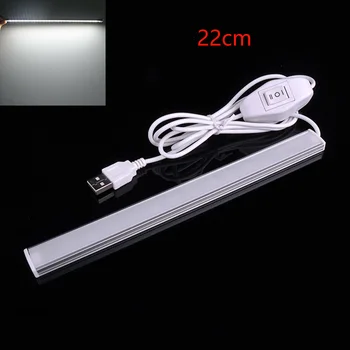 

5v Adhesive Workshop Car Cabinet Light Strip Desktop Home Double Magnet Led Hard Bar Wall Reading Super Bright USB Dimming