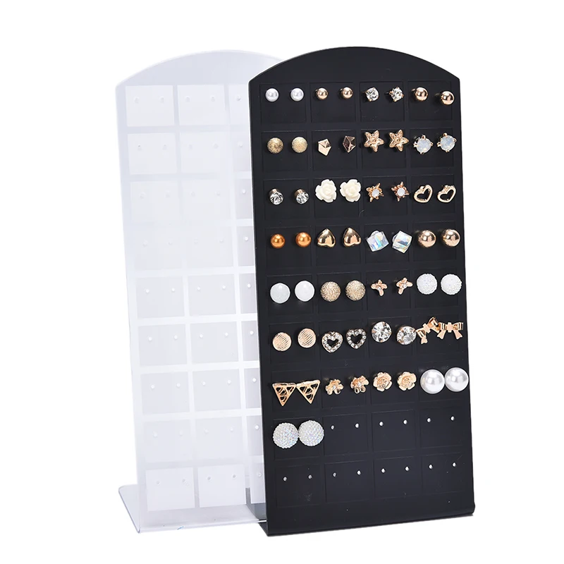 24/48/72 Holes Earring Jewelry Display Holder Rack Stand Showcase Organizer Shelf Mould Multi-layer Stud Earrings Storage Rack
