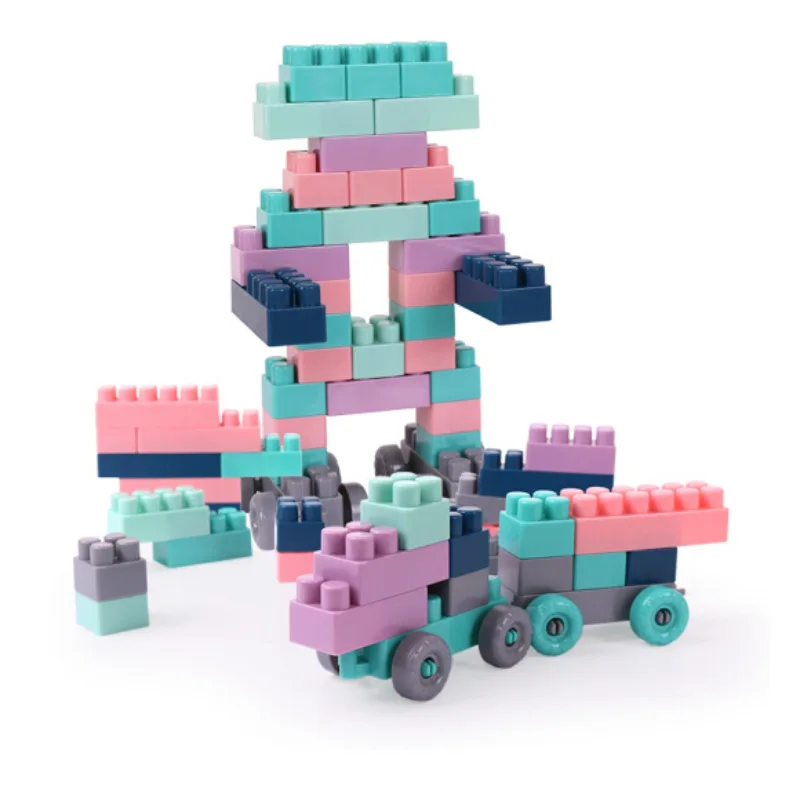 

Ming Tower Educational Fight Inserted Assembled Toys Building Blocks Intelligence 3-6-8-Year-Old Boy Children Granule Kindergart