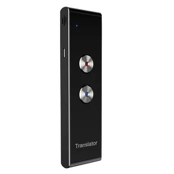 

1Pcs T8 Draagbare Multi- taal Draadloze Smart Vertaler 40 Talen Twee-weg Real Time Instant Voice Vertaler APP Bluetooth 3 Colors