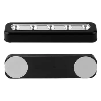 

Super Brightness Wireless Wall Light 5LED Cabinet Closet Self-Stick Tap Light TO