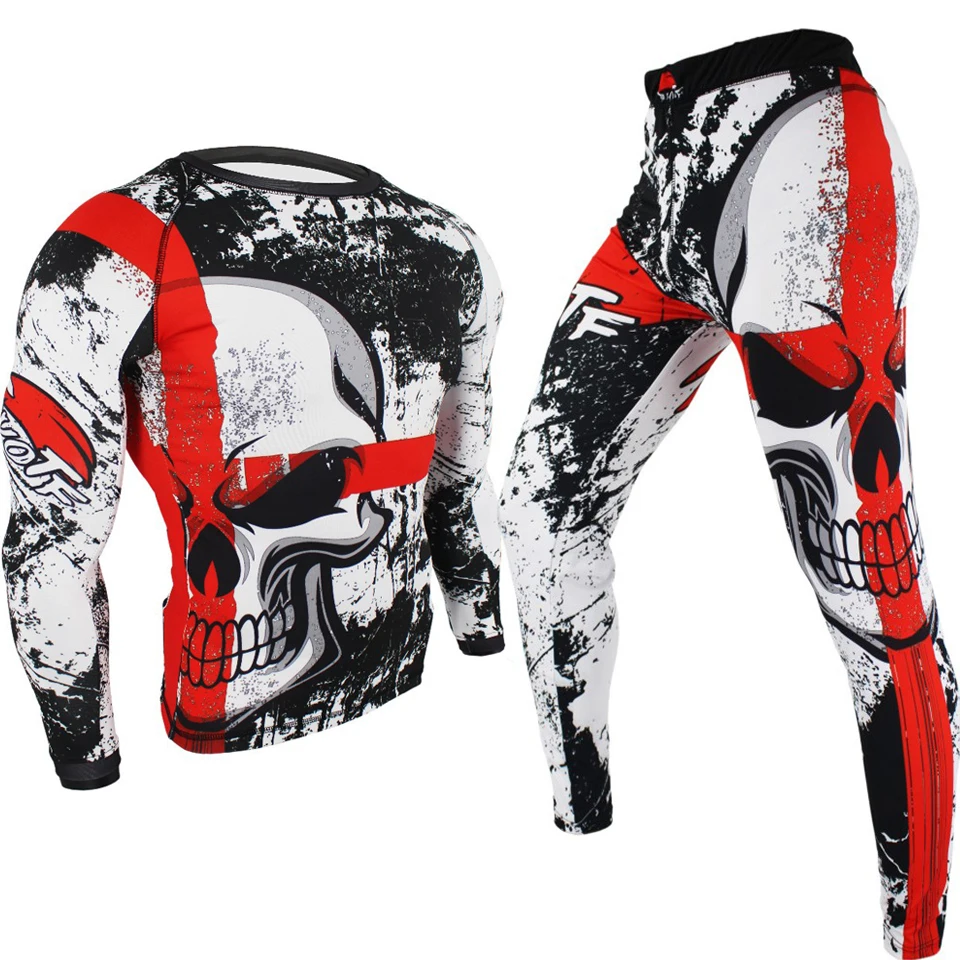 Рашгард для мужчин jiu jitsu, компрессионная футболка для тайского ...