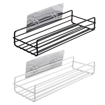 

Bathroom Storage Rack Toilet Shampoo Shower Gel Wall Mounted Organizer Support Dropshipping