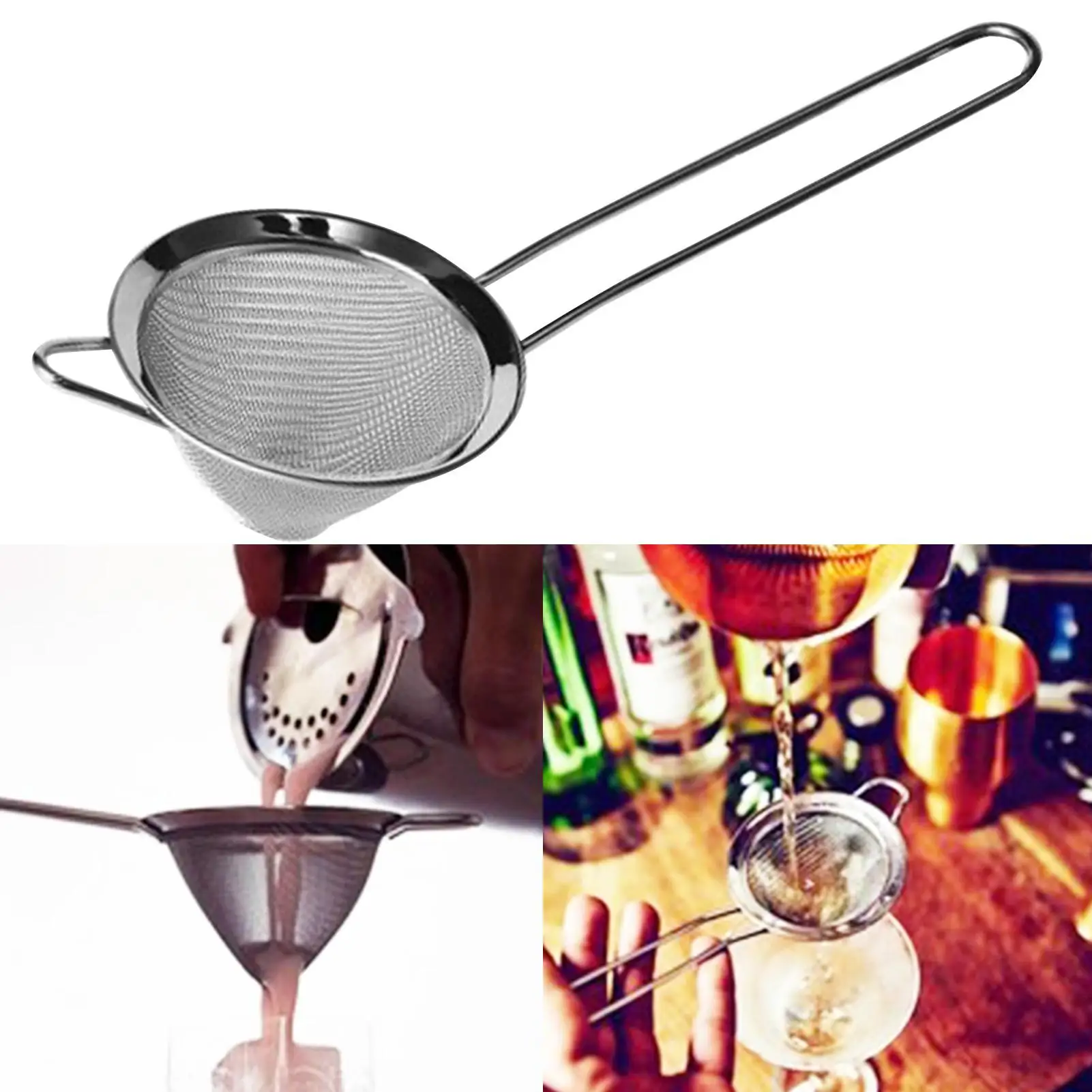 

Stainless Steel Cone Shape Soybean Milk Juice Medicine Dregs Mesh Strainer Tool Mesh Sieve Oil Strainer Flour Colander Sifter