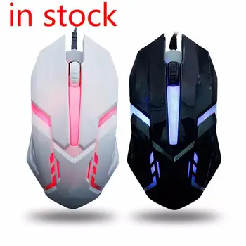 

2020 New X1 Colorful Mouse USB Wired Cable Mouse PC Laptop Desktop Mouse Office Games Luminous Mouse For Home Working