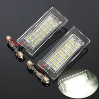 

Set License Plate Light LED Lamp For BMW X5 E53 X3 E83 03-09 Super bright