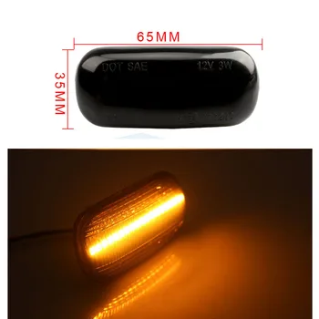 

2x Led Dynamic Side Signal Light Sequential Turn Blinker Marker Light For VW Passat 3B 3BG Golf Ford Skoda Yellow Color