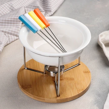 

Fondue set "Estet", bowl 350 ml, 4 skewers, h = 14.5 cm