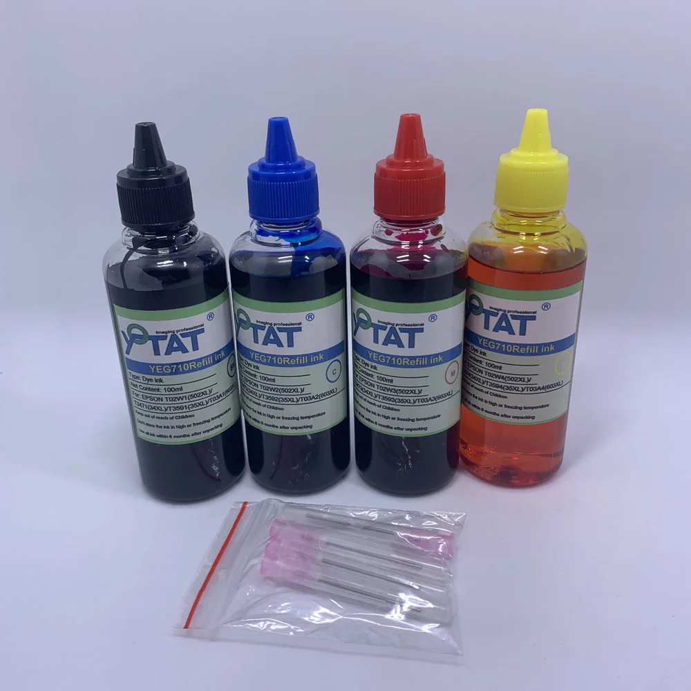 YOTAT tinta de tinte para impresora EPSON XP 2101 XP2101 XP 100, 4x2101 ml,  T2061, T2062, T2063, T2064|Kits de recarga de tinta| - AliExpress