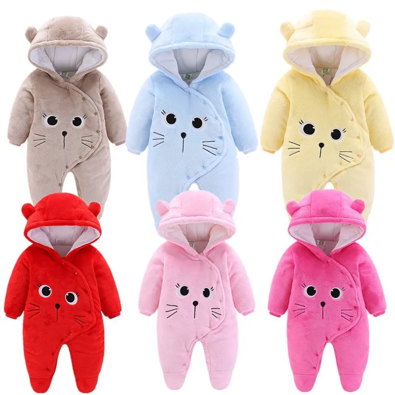 Best Buy Baby Jumpsuit Rompers Hoodie Newborn Winter Polyester Infant 3m-12m Outwear Climbing 73oN8BJNx