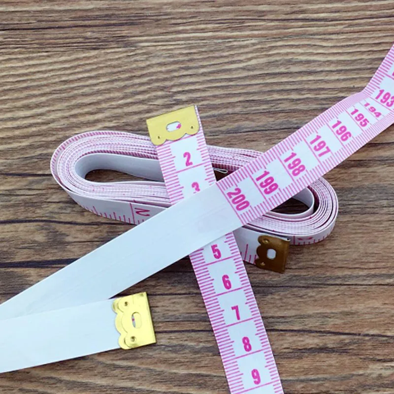 Body Measuring Clothing Ruler Sewing Tailor Tape Measure 2M Soft Sewing Ruler Meter Sewing Measuring Tape Double-sided Scale