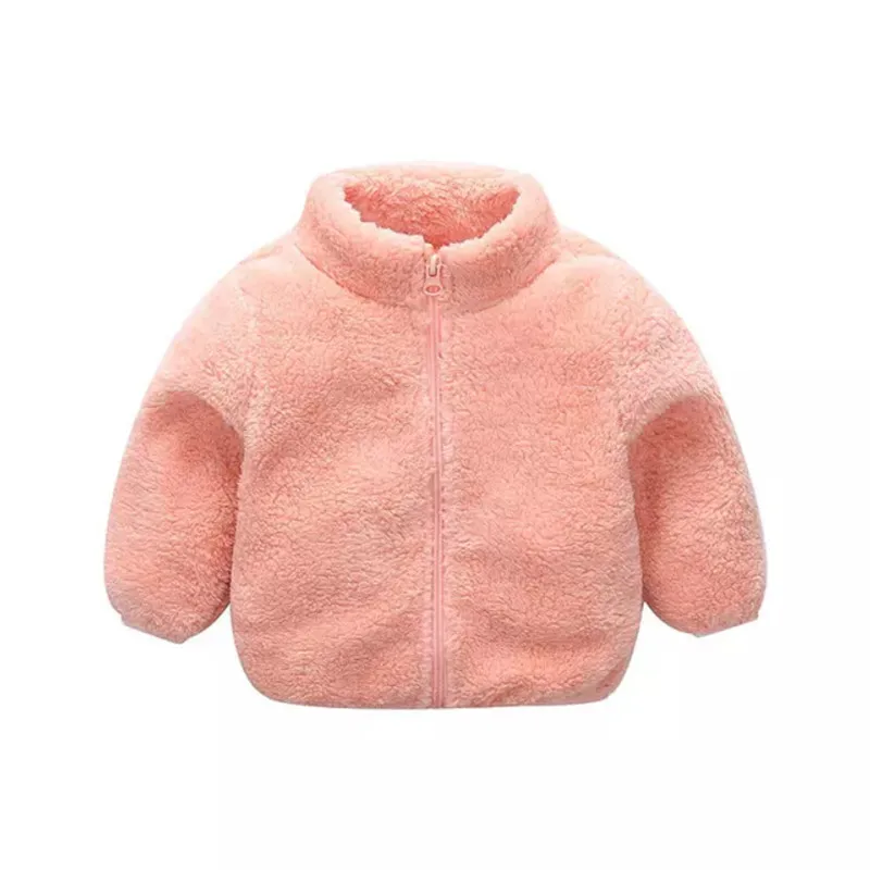 Emmababy зимнее теплое пушистое пальто для маленьких мальчиков и девочек верхняя одежда на молнии
