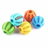 5cm Natural Rubber Pet Dog Toys Dog Chew Toys Tooth Cleaning Treat Ball Extra-tough Interactive Elasticity Ball for Pet Products 6