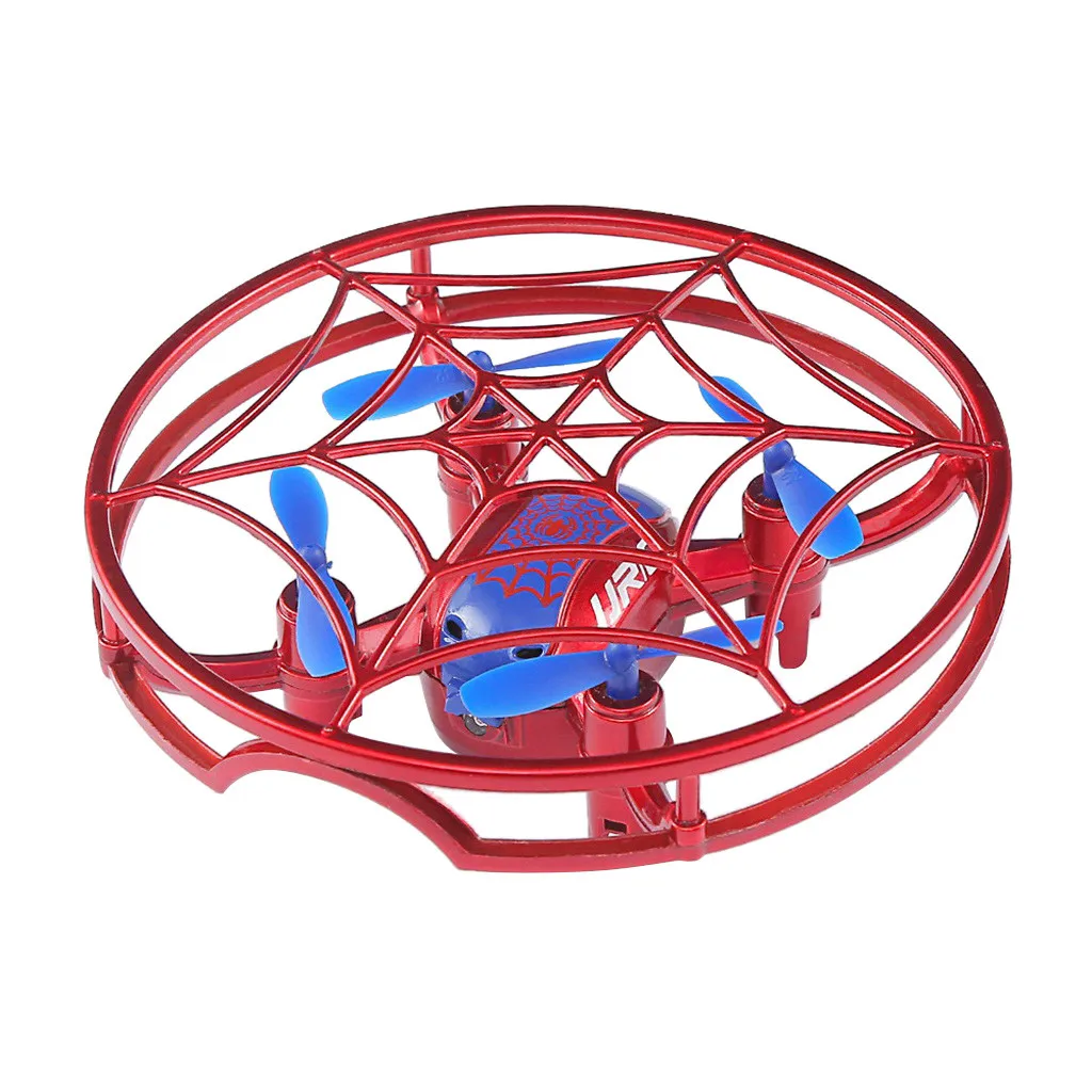 Горячий Летающий вертолет полное покрытие 3d Rolling Smart Drone Quadcopter игрушки RTF для детей игрушки для детей и взрослых Дрон для детей Beginne - Цвет: Red