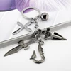 Anime Trinket Keychain Hunter x Hunter Kurapika Weapon Model Key Chains Metal Pendant Keyholder Women Men Boys Backpack Keyring ► Photo 2/6