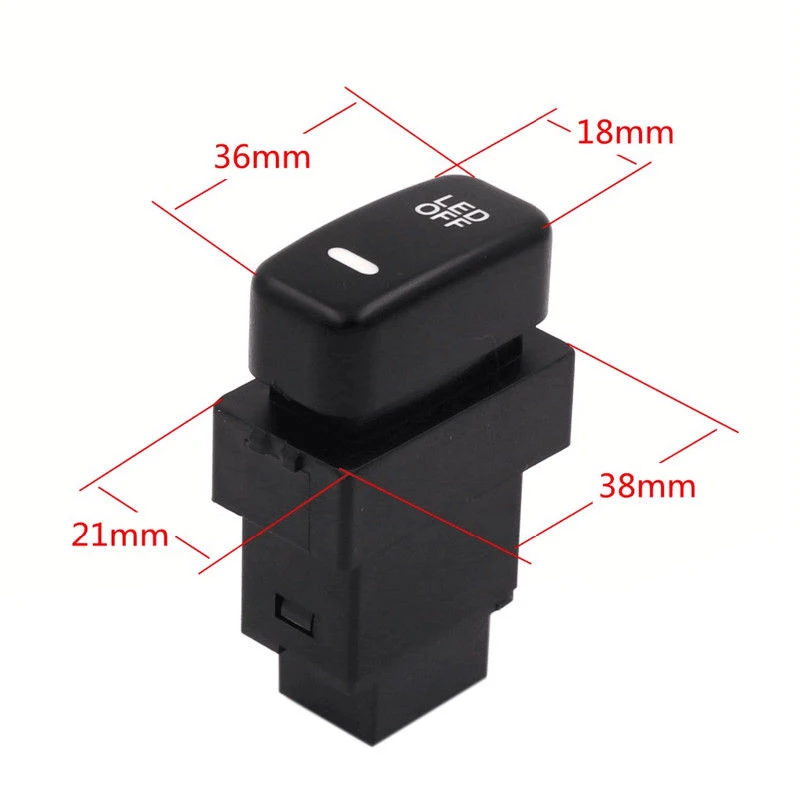 

Switch On Off Car LED Fog Light Bar Push Rocker For Eclipse Endeavor Galant Triton MN Switches Relays Accessory