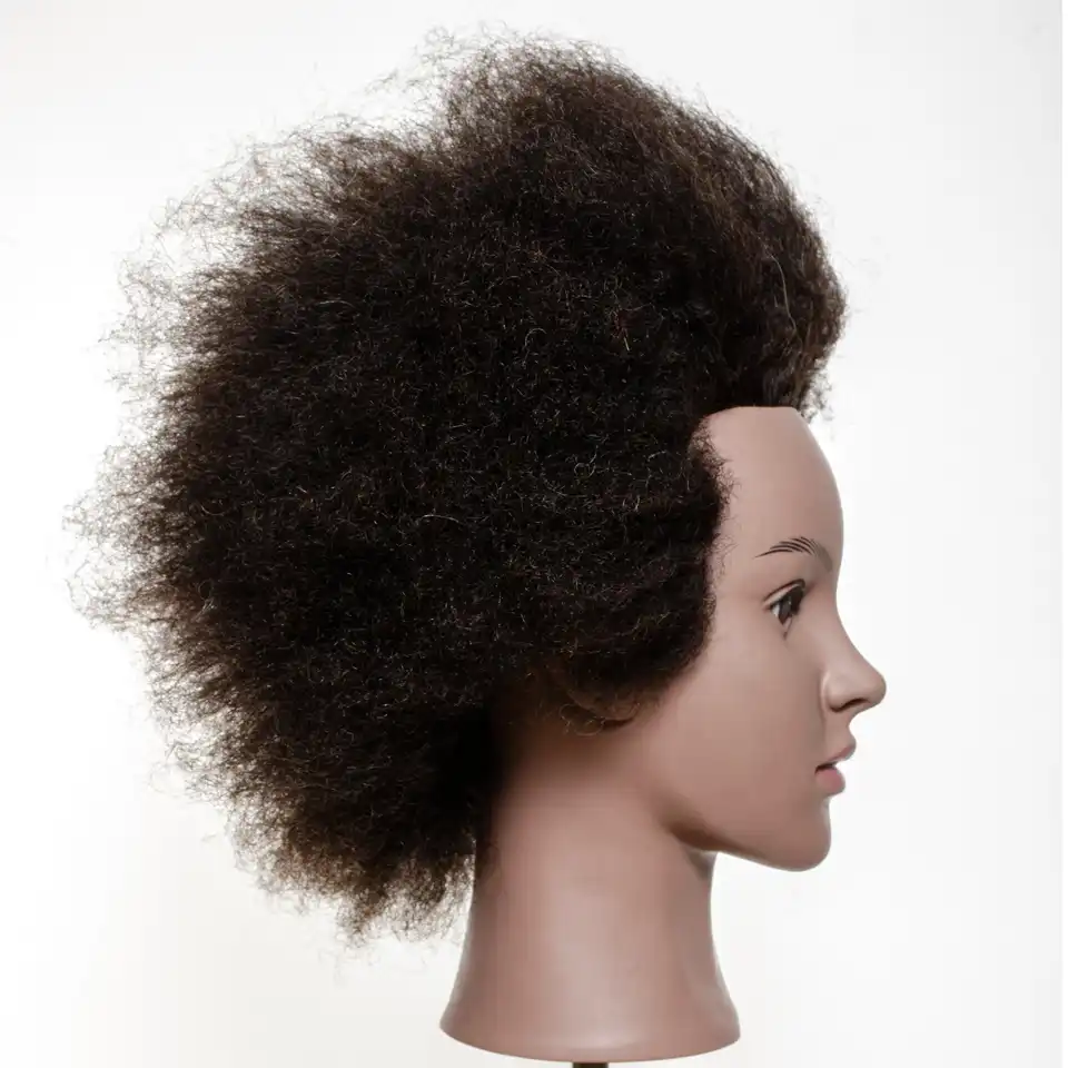 afro styling head