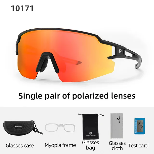 RockBros Polarized Cycling Glasses Cycling Sunglasses Outdoor Sport Road Details about   Hot 