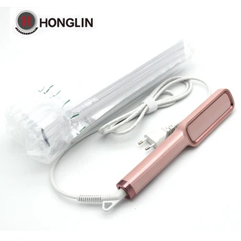 

Honglin Hair Straight Electric Hair Straightener Steam Hot Comb Beard Straightener Styler Brush Hair Styling Tools for Women