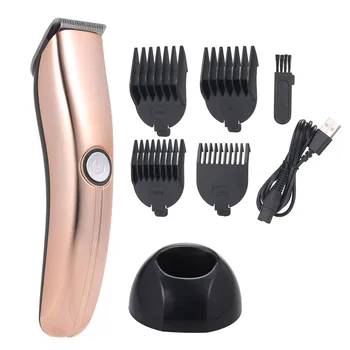 

USB Charging Hair Clipper Beard & Body Grooming Trimmer 3-6-9-12mm Guide Comb with Hair Clipper Stand Hair Trimmer
