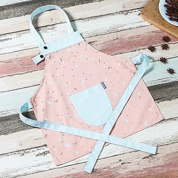 

Adult Apron Korean Version Creative Cute Starry Sky Oil-Proof Anti-Fouling Apron Family Cooking Coffee Shop Clean Apron