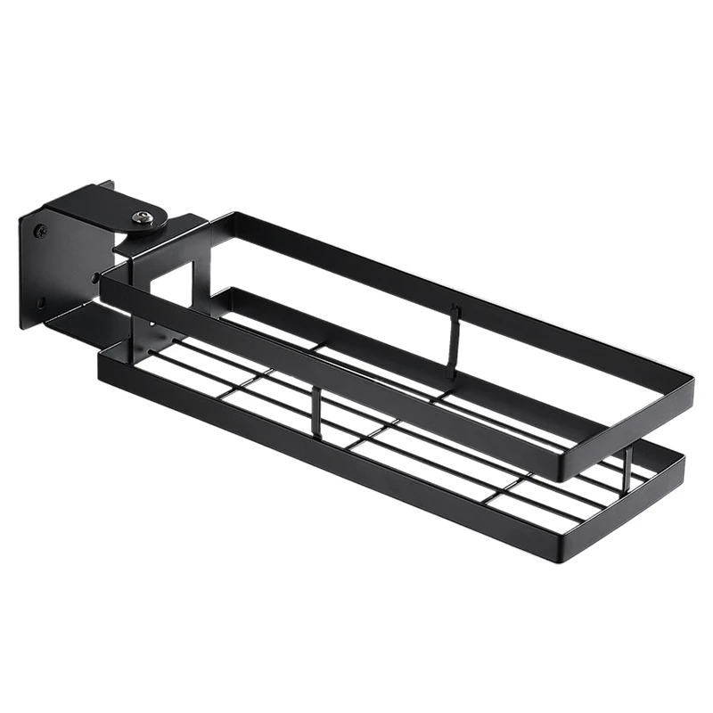 

Stainless Steel Kitchen Shelf Storage Rack 180 Degrees Rotating Seasoning Bottle Storage Shelf Seasoning Bottle Storage Shelf Wa