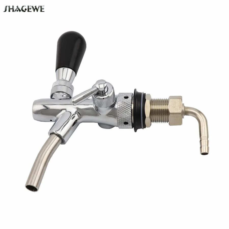 

Adjustable Beer Tap Faucet With Chrome Plating Flow Control Beer Faucet Homebrew Keg Draft Beer Dispenser Tap