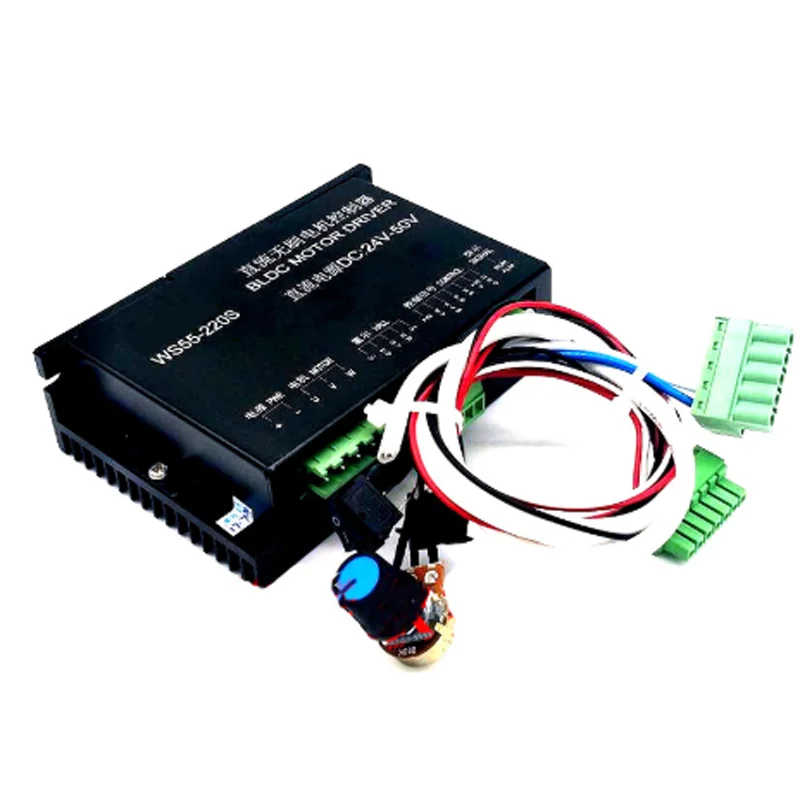 

WS55-220S, бесщеточный контроллер двигателя постоянного тока, 24-50 в, 600 Вт, для станков ЧПУ