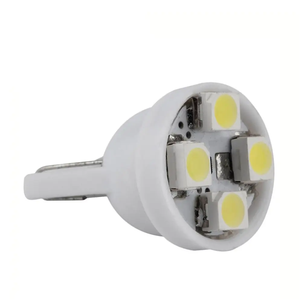 Автомобильный светодиодный светильник T10 3528 4smd ширина небольшой W5w приборная