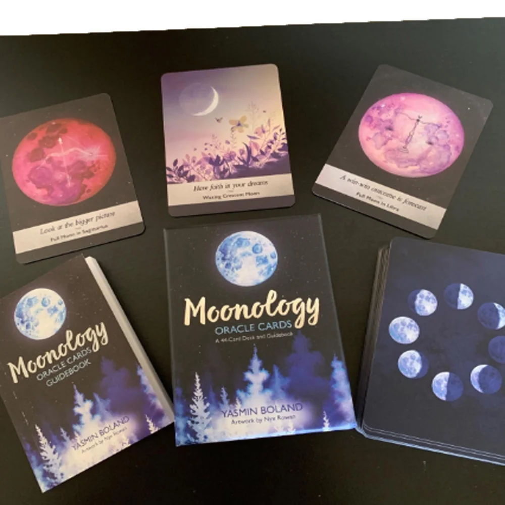 Moonology Oracle Cards английская версия гадание Таро колода игральные карты, настольные игры для взрослых детей Волшебный сбор