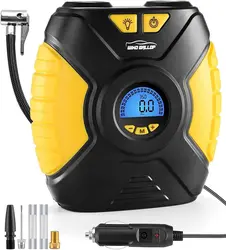 Gonfleur de pneus de voiture numérique, compresseur d'air Portable, pompe à Air électrique automatique 12V 