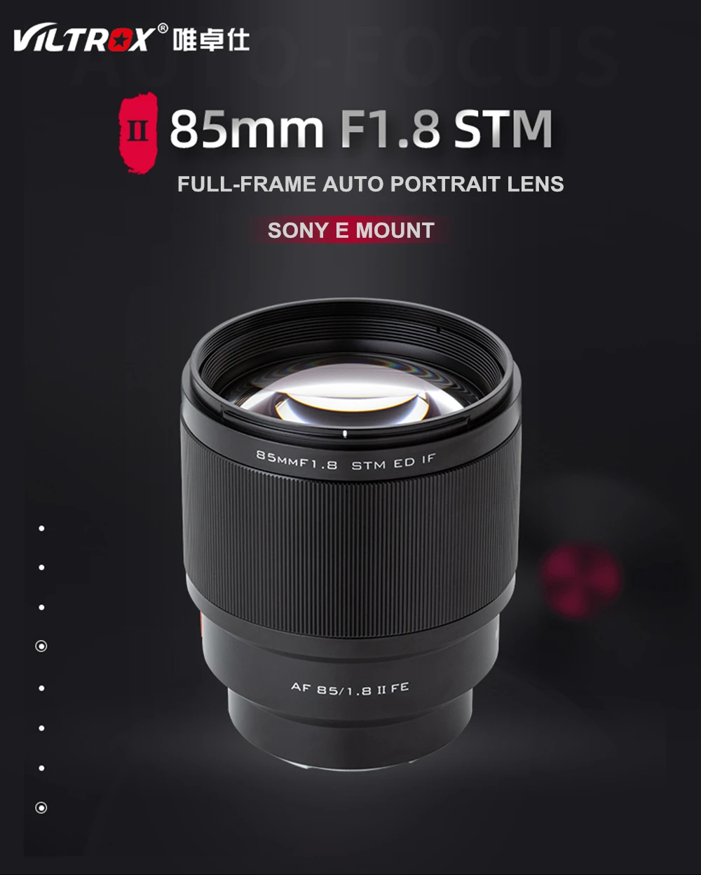 Viltrox 85Mm F1.8 Stm Messa A Fuoco Automatica Obiettivo Verticale Ad Ampia Apertura Per Obiettivo Fotocamera Sony Fe Nikon Z Fuji Fujifilm X Mount