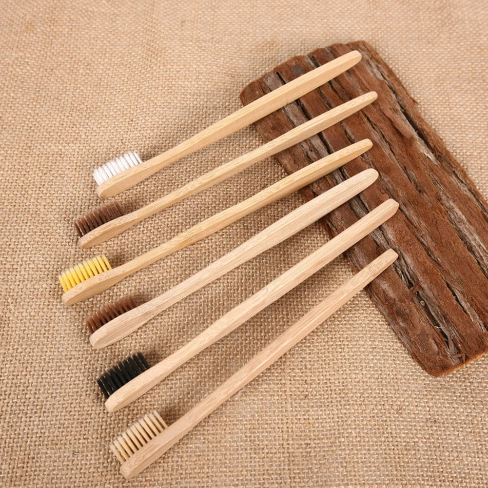 Легкая одноразовая зубная щетка портативная удобная деревянная ручка для здоровья полости рта для взрослых бамбуковый уголь мягкая щетина для ежедневного использования