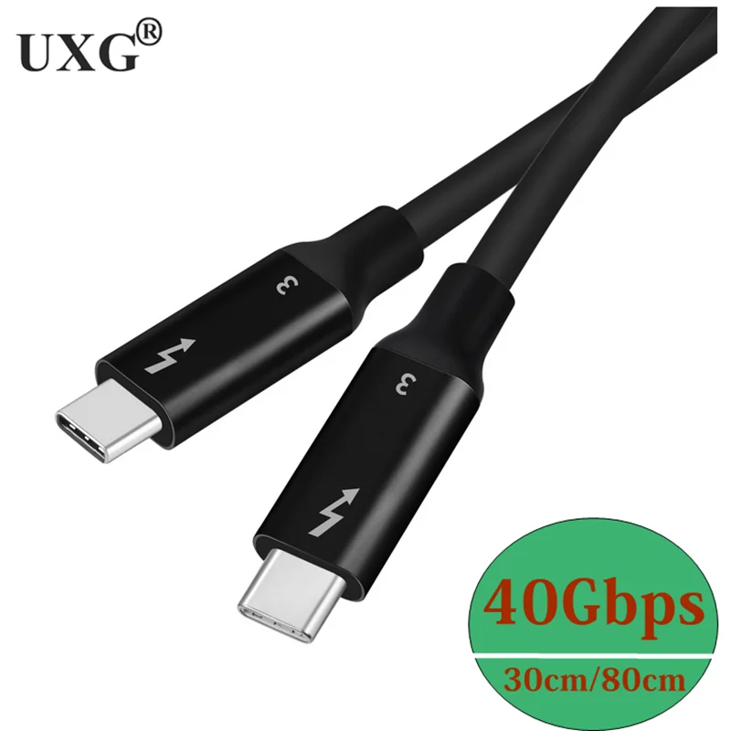 Cavo Da Usb C A Usb C Pd 100W 5A/20V Certificato Hunderbolt3 40Gbps Tipo C A C Cavo Pd Veloce Usb3.1 Per Vr Mac Pro Ricarica Rapida