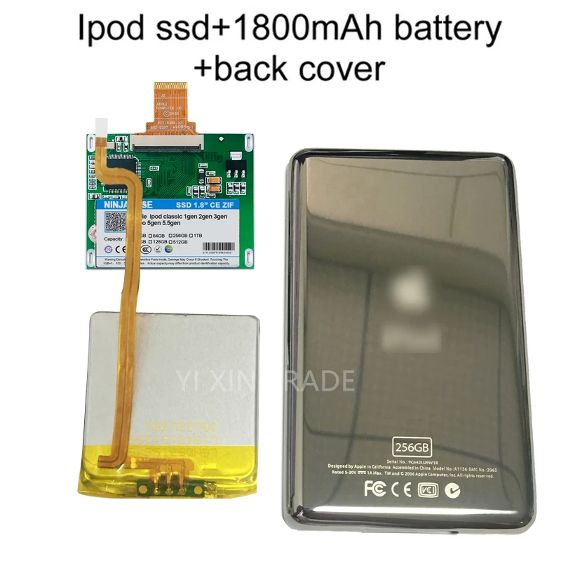 Новый SSD 32 Гб 64 128 ГБ 256 512 ТБ для Ipod classic 7Gen 7th 160 ВИДЕО 5 Й Замена MK3008GAH MK8010GAH MK1634GAL