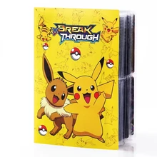 Tarjetas de colección de Pokémon para niños, libro de juegos de Pikachu, paquete de tarjetas de colección de Anime, regalo Kawaii, juguetes de mapa de Pokemon, soporte de tarjetas, 240 piezas